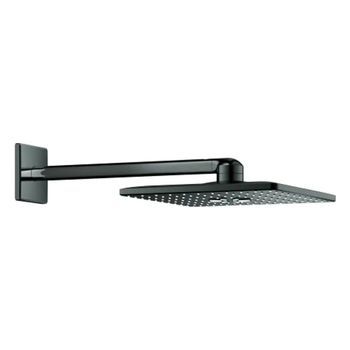 Conjunto De Ducha Mural Grohe Rainshower Smartactive 310 Cube 430 Mm, 2 Chorros Anthracite, 26479a00