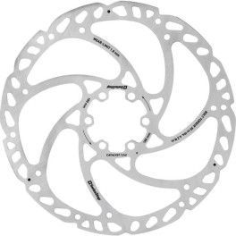 Swissstop Disco Freno Catalyst One 6 Agujeros 160mm Plata/negro