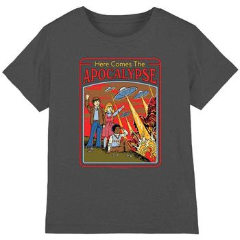 Steven Rhodes Camiseta Here Comes The Apocalypse para niña