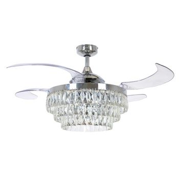 Ventilador de techo aspas retráctiles con luz veil (3 luces)
