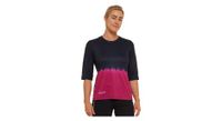 maillot dharco de manga 3 4 para mujer negro rosa
