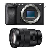 camara mirrorless sony alpha a6400 242mp 18-105mm 4k wifi bluetooth negra