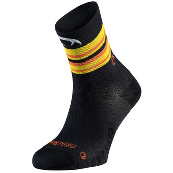 Calcetines de ciclista Lurbel Cycling Fury Socks ¡AHORRA 40%! - M, Negro/Amarillo