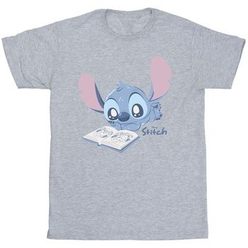 Disney Camiseta Reading Lying Down para niño