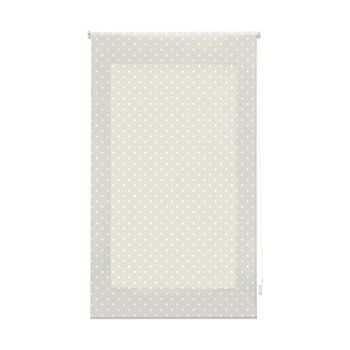Estor Enrollable Premium - Estor Enrollable Tamaño 160x250 - Estor Premium Color Beige Con Motas Blancas | Blindecor