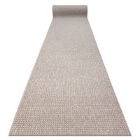 alfombra de pasillo casablanca loop beige lazo suave - 100cm 100x120 cm