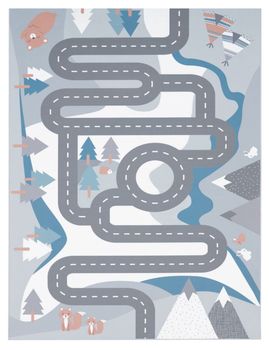 Alfombra infantil Bini beige 200 cm cuadrado