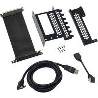 vertical pcie bracket - black black