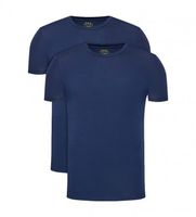 polo ralph lauren para hombre 714835960004 pack de 2 camisetas classic crew marino s homewear algodon manga corta