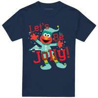 sesame street camiseta lets be jolly para hombre