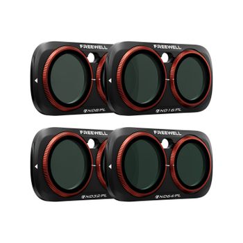 Freewell - Kit de 4 Filtros de Cambio Rápido, ND, ND/PL, Glow Mist 1/4, CPL y LPR, para Accesorios de Cámara Insta360 Luna Ultra