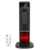 aigostar ayden - calefactor ceramico con imagenes de chimenea 3d 2000w mando a distancia y pantalla tactil led 5 modos  eco silencioso temporizador 24h oscilante temperatura ajustable de 5-35r