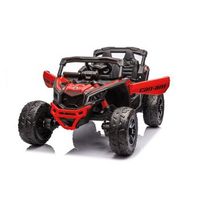 can am maverick mini utv 24v mp4 rojo - coche electrico infantil para ninos bateria 24v con mando control remoto