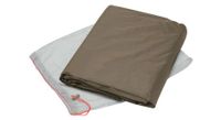 sabana de suelo vaude para tienda allround taurus 2 personas marron