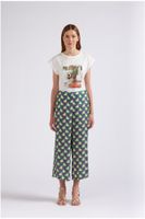 pantalones estampados tipo culotte geometric s