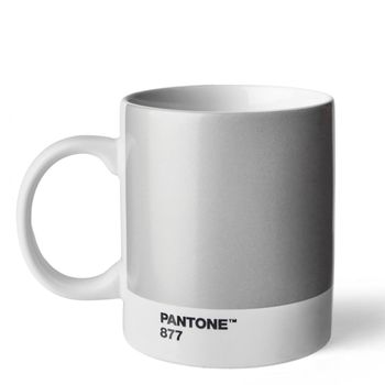 Taza de porcelana plateada 877 c