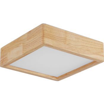 Lámpara De Techo - Plafón - Diseño Escandinavo - Teray Madera Natural