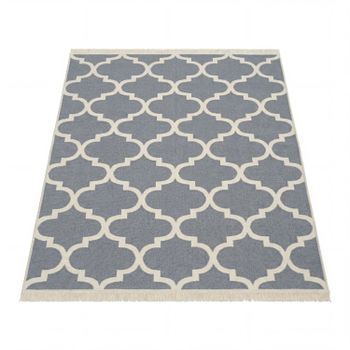 Alfombra reversible Skyla gris  80x150 cm
