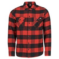dickies camisa manga larga new sacramento shirt red para hombre