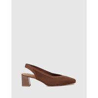 miss elastic zapatos de tacon salon destalonado 75043-65-98 marron para mujer