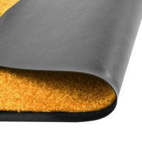 felpudo  alfombra de entrada lavable naranja 60x180 cm