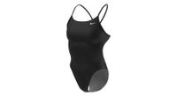 banador de una pieza nike cut out para mujer  negro