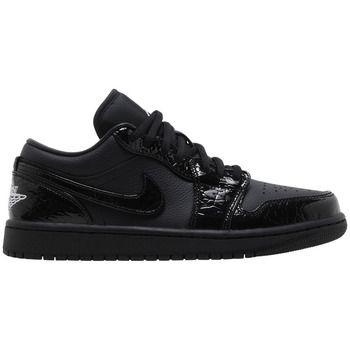 Nike Deportivas Moda Jordan 1 Low SE Patent Elephant Black (Women's) para mujer