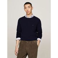 tommy hilfiger jersey mw0mw36535 lambswool-dw5 navy blue para hombre
