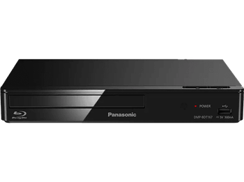 Reproductor de Blu-ray - Panasonic DMP-BDT167AG, 1920 x 1080 píxeles, Negro