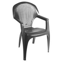 sillon resina respaldo alto 8301ant antracita garden life