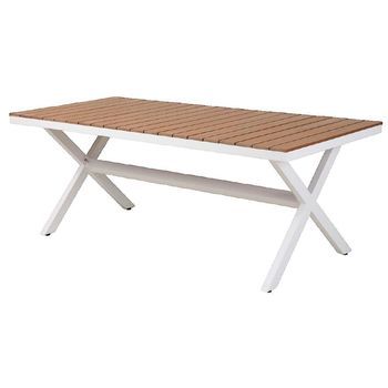 Mesa De Jardín Fh-deco Table Dkd Home Decor Extérieur Aluminium Résine