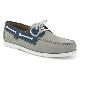 Atlanta Mocassin Náuticos Zapatos náuticos bicolor en piel nobuck para hombre