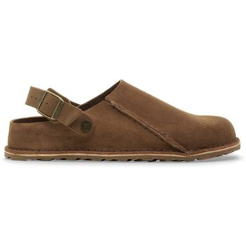 BIRKENSTOCK Zuecos LUTRY PREMIUM SUEDE LEATHER DARK TEA para mujer