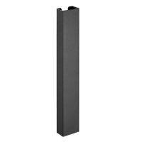 canaleta de cables kimex vertical 35cm negra para escritorio motorizado