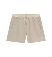 boss para hombre 50514429 banador con logo y ribetes en contraste beige xl beachwear poliester