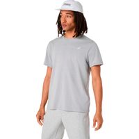 asics spiral embroidery camiseta de running hombres - gris
