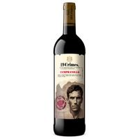 19 crimes tempranillo 75 cl  vino tinto  pack de 6 unidades