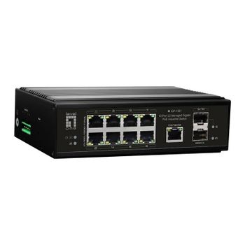 Conmutador LevelOne IGP-1061 Gestionado L2 8 Puertos Gigabit Ethernet PoE