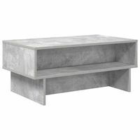 mesa de cafe gris concreto 80 x 46 x 35 cm madera de ingenieria vidaxl