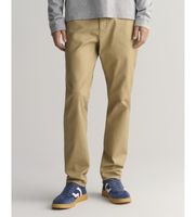 gant para hombre 1505220 pantalon chino slim fit tech prep 3032 casual algodon algodon organico