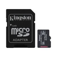 tarjeta microsd kingston industrial 16gb uhs-i u3 v30 alta resistencia con adaptador