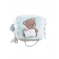 cubo de peluche dream big azul