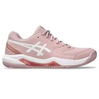 zapatillas asics gel dedicate 8 clay rosa morganita blanco mujer