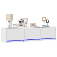 mueble de tv  mueble de salon  gabinete de tv con led 165 x 34 x 40 cm madera de ingenieria
