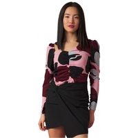 minueto blusa top brigitte - pink para mujer