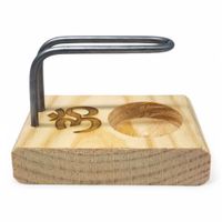 vadeincienso quemador de palo santo hecho a mano r madera con varilla de metal r disenos variados nudo de bruja arbol de la vida r para palo santo y sahumerios