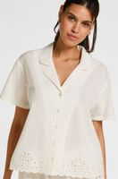 hunkemoller jacket scallop blanco