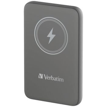 Power Bank Verbatim Charge 'n' Go 10000 mAh Quick Charge 3.0 Cargador Inalámbrico Gris