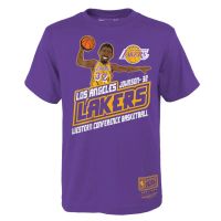camiseta magic johnson lakers dunk ss ctn - junior