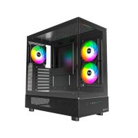 torre atx montech xr b negro argb 3x120mm ventana lateral vga 420mm